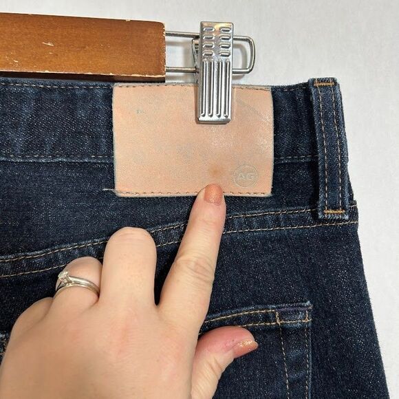 AG Adriano Goldschmied Mens Tellis Modern Slim Leg Jeans Blue 33X34 Cotton Blend - Picture 7 of 9